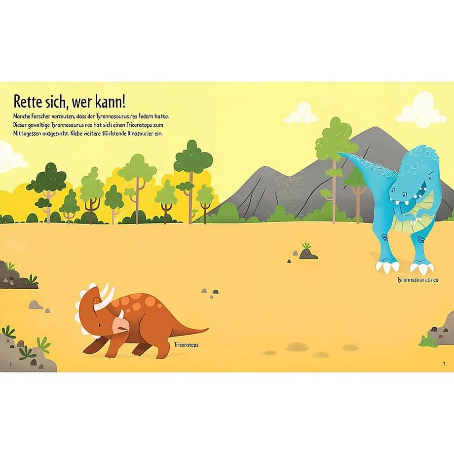 Usborne  Mein erstes Stickerbuch: Dinosaurier 