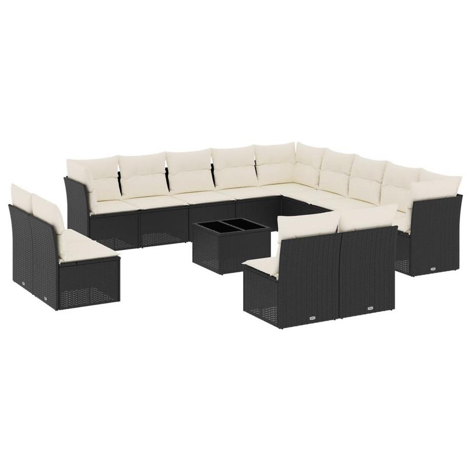 set divano da giardino Polirattan