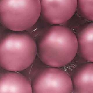 Northix Mattes Weihnachtskugeln-Set  