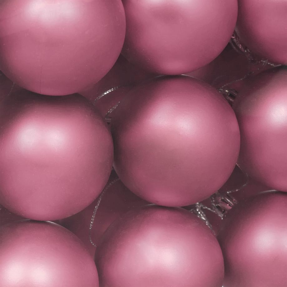 Northix Set di palline di Natale opache  