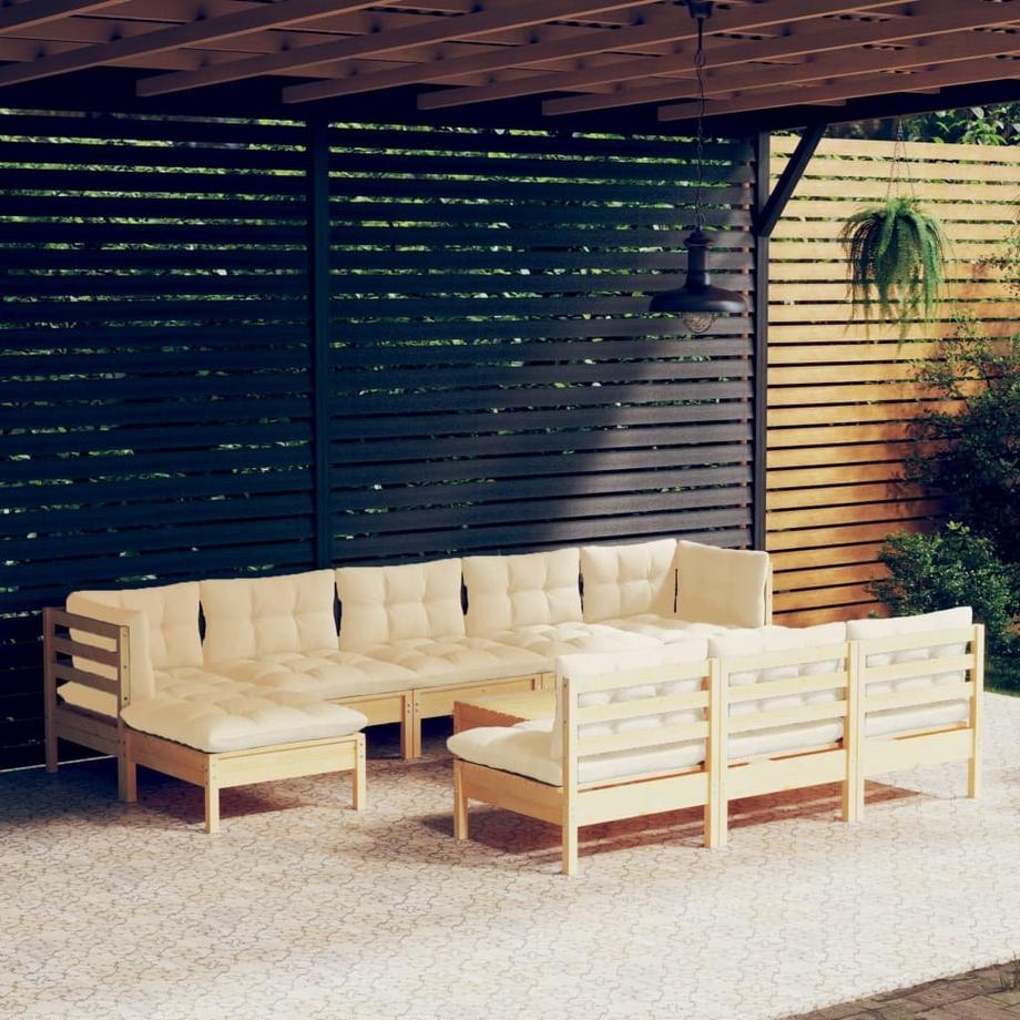 VidaXL Garten-lounge-set kiefernholz  