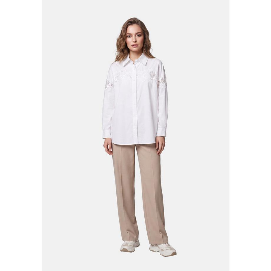 Chiara Ferretti Blusa con dettagli in pizzo  