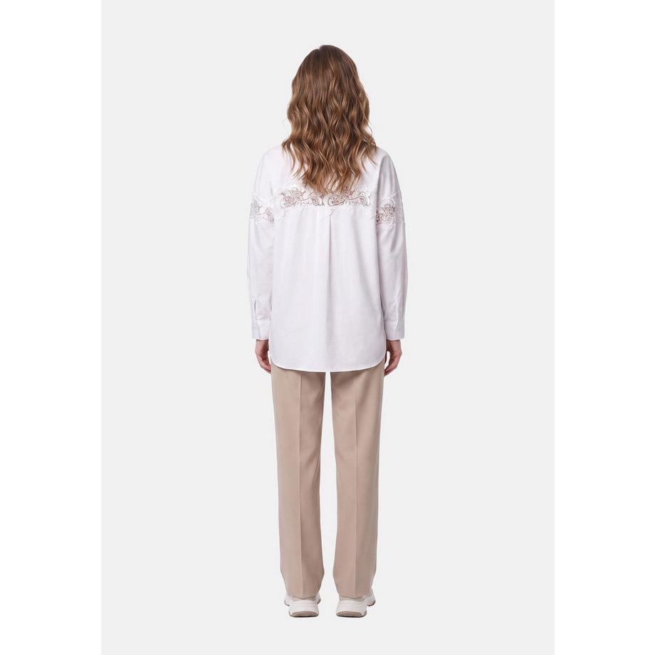 Chiara Ferretti Blusa con dettagli in pizzo  
