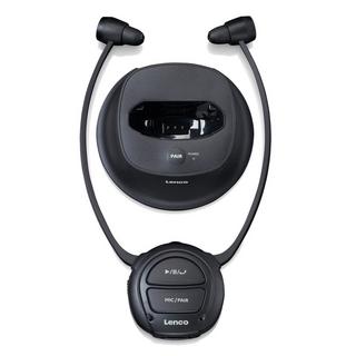 Lenco  Lenco HPW-400BK Kopfhörer Kabellos im Ohr Bluetooth Schwarz 