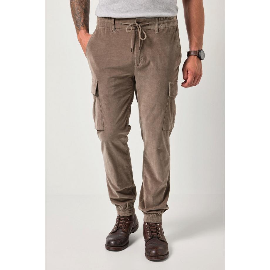 JP1880 Pantalon cargo en velours côtelé FLEXNAMIC Coupe droite  