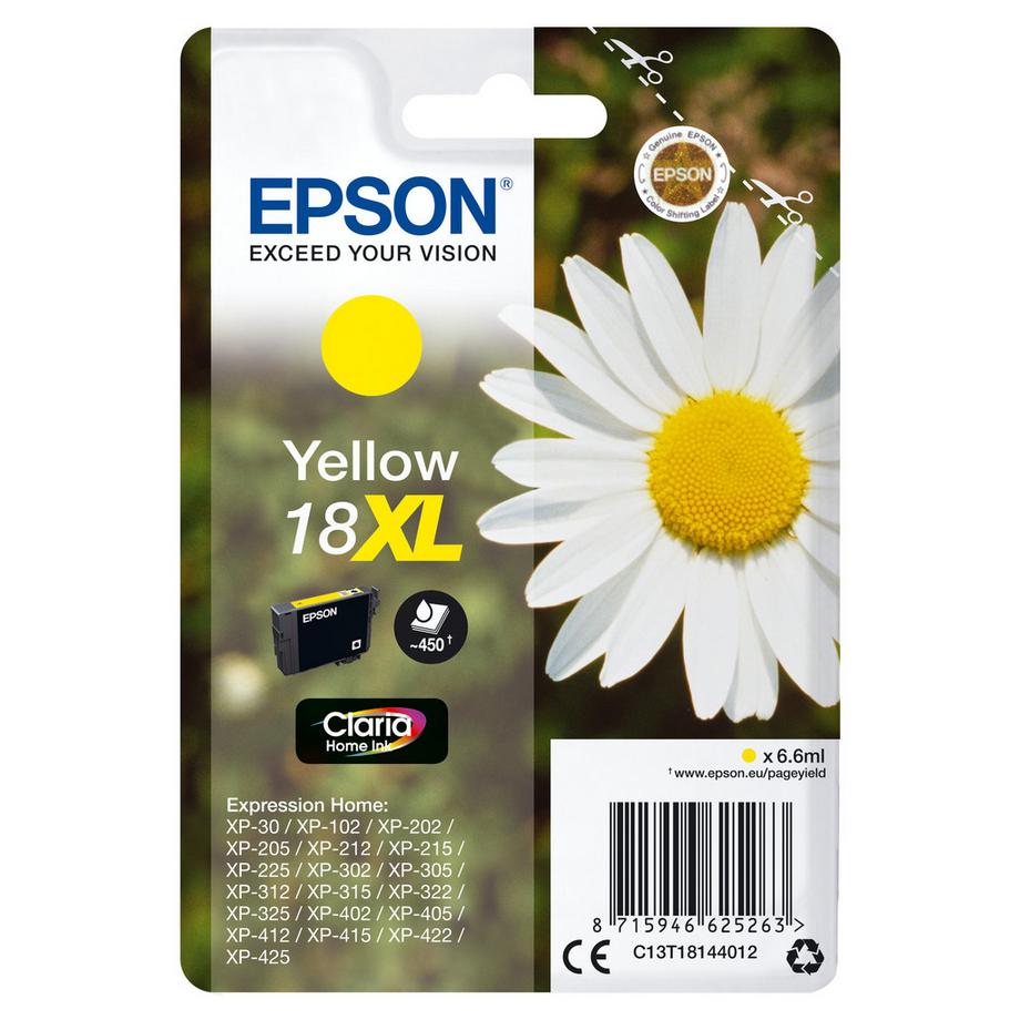 Daisy Singlepack Yellow 18XL Claria Home Ink