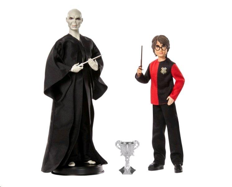 Mattel  Harry Potter Geschenkset für Sammler mit Voldemort-Puppe und Harry Potter-Puppe 