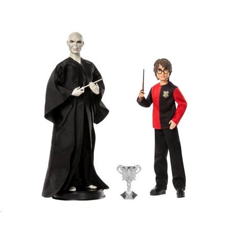 Mattel  Harry Potter Geschenkset für Sammler mit Voldemort-Puppe und Harry Potter-Puppe 