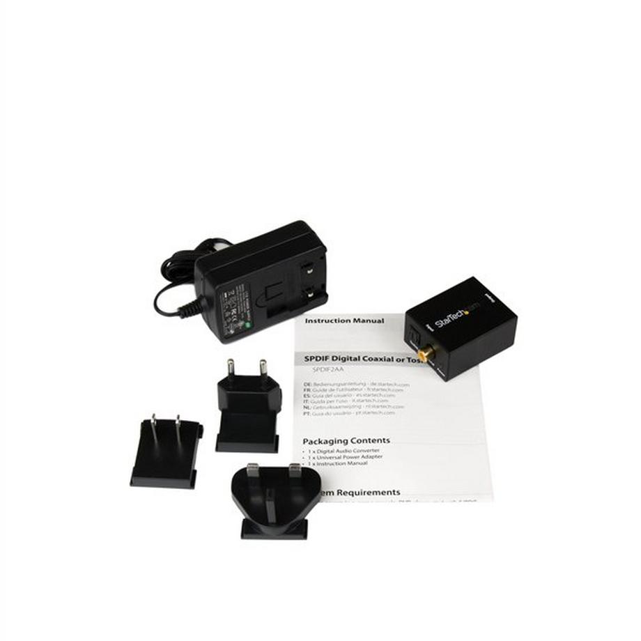 STARTECH.COM  StarTech.com SPDIF Digital Koaxial und Toslink (Optisch) auf Stereo RCA Audio Konverter 