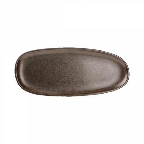 F2D Plat de service plat 34 cm Ceres Noir  