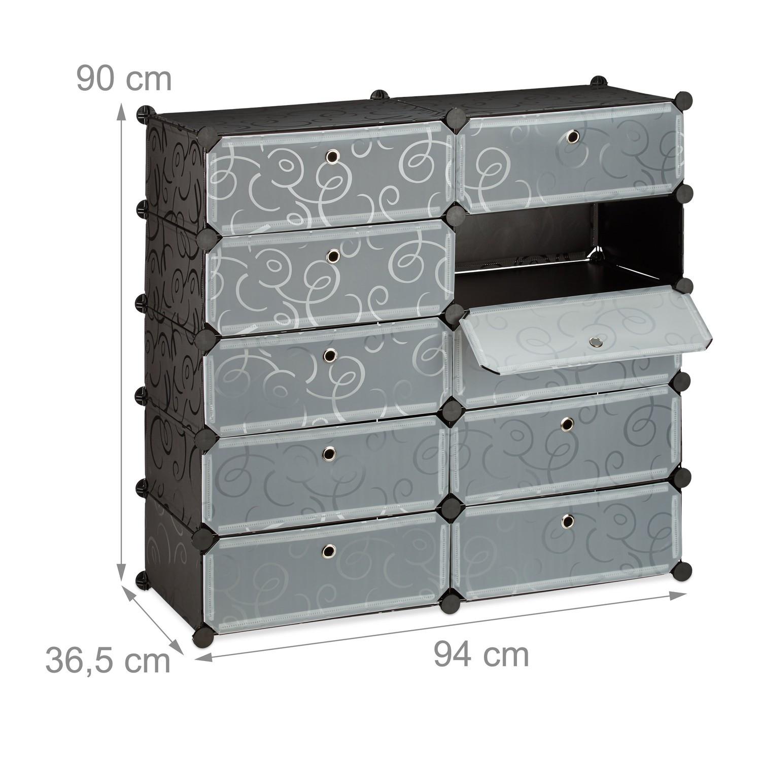 Northix Scarpiera con 10 scomparti  