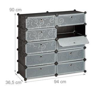 Northix Scarpiera con 10 scomparti  