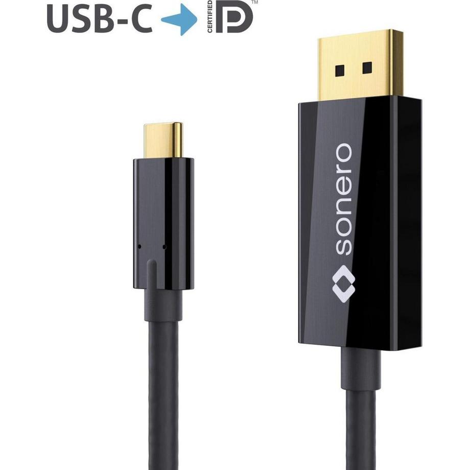 sonero  sonero X-UCC020 1,5 m DisplayPort USB tipo-C Nero 