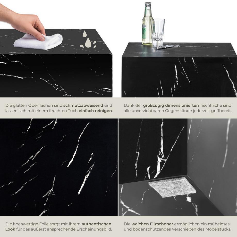 Tectake Table basse LASLEY design minimaliste  