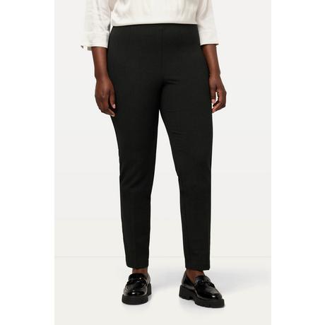 Ulla Popken  Pantalon avec surpiqûre sur le côté, taille élastique 