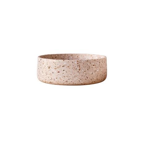 Tikamoon Vasque ronde en terrazzo premium pink Milos  