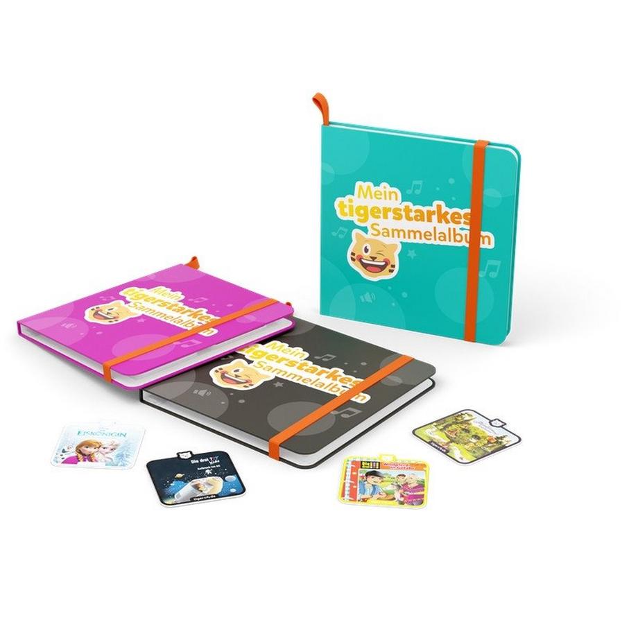 Tigermedia  Sammelalbum für Tigercards ANTHRAZIT 