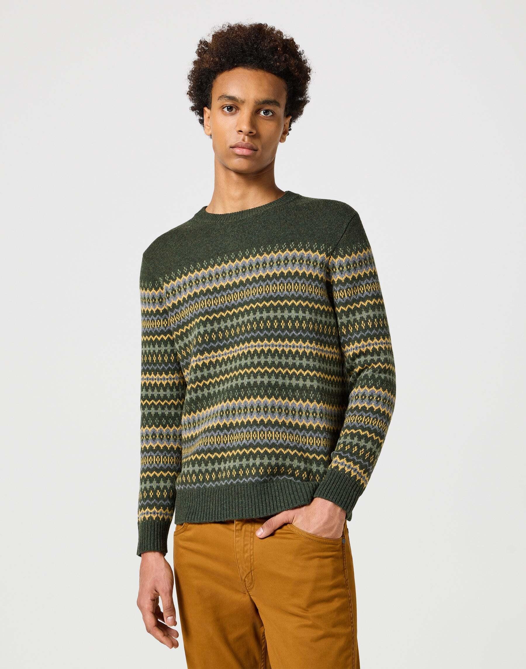 Wrangler  Pullover Fairisle Sweater 