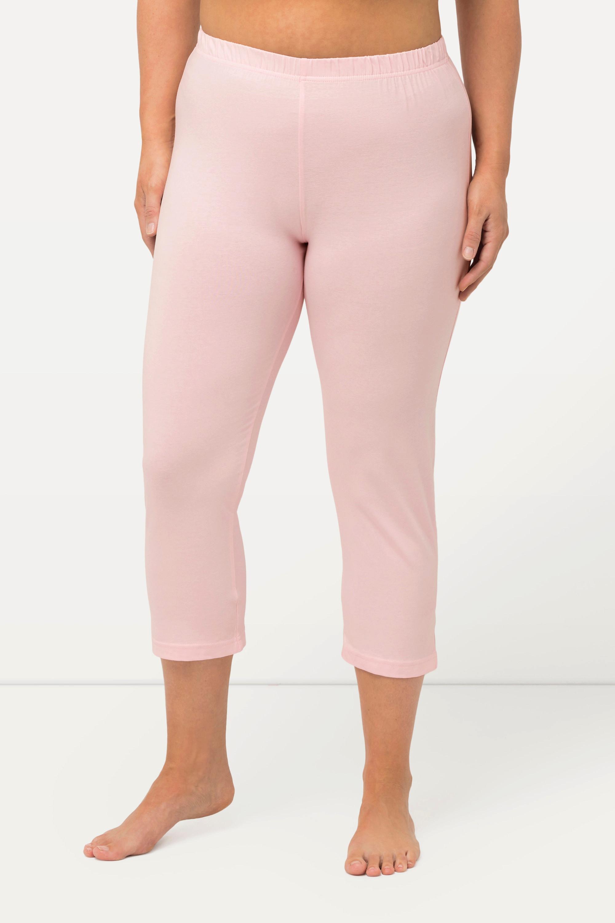 Ulla Popken  Pantalon corsaire longueur 7/8, taille élastique - jusqu'au 68/70 