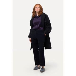 Ulla Popken  Pantalon bootcut 7/8, jambe étroite et bas évasé 