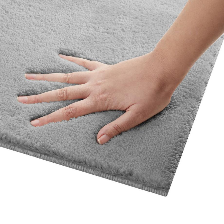 Tectake Tapis à poils ras SOFT ZONE surface douce, poids du velours 1630 g/m²  