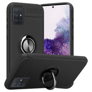 Cadorabo  Housse compatible avec Samsung Galaxy A71 5G - Coque de protection avec anneau de focalisation en silicone TPU 