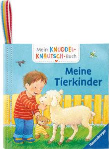 Mein Knuddel-Knautsch-Buch: Meine Tierkinder; weiches Stoffbuch, waschbares Badebuch, Babyspielzeug ab 6 Monate Grimm, Sandra; Senner, Katja (Illustrationen) Gebundene Ausgabe 