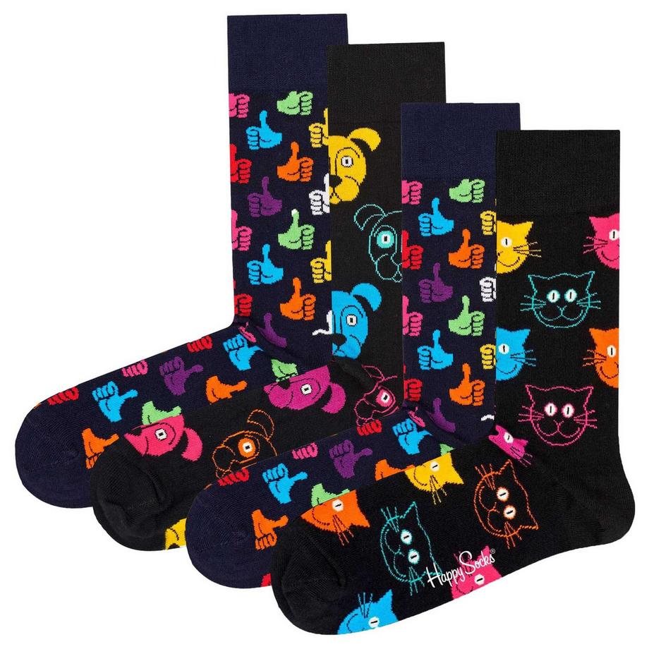 Happy Socks Classic Crew Socken 4er Pack  