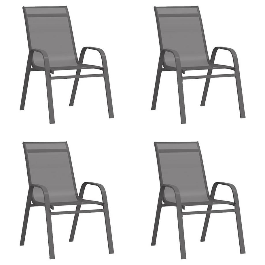 Chaise de jardin empilable tissu