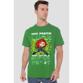 Black Widow  St Patrick's Day Lucky TShirt  St PatricksTag 