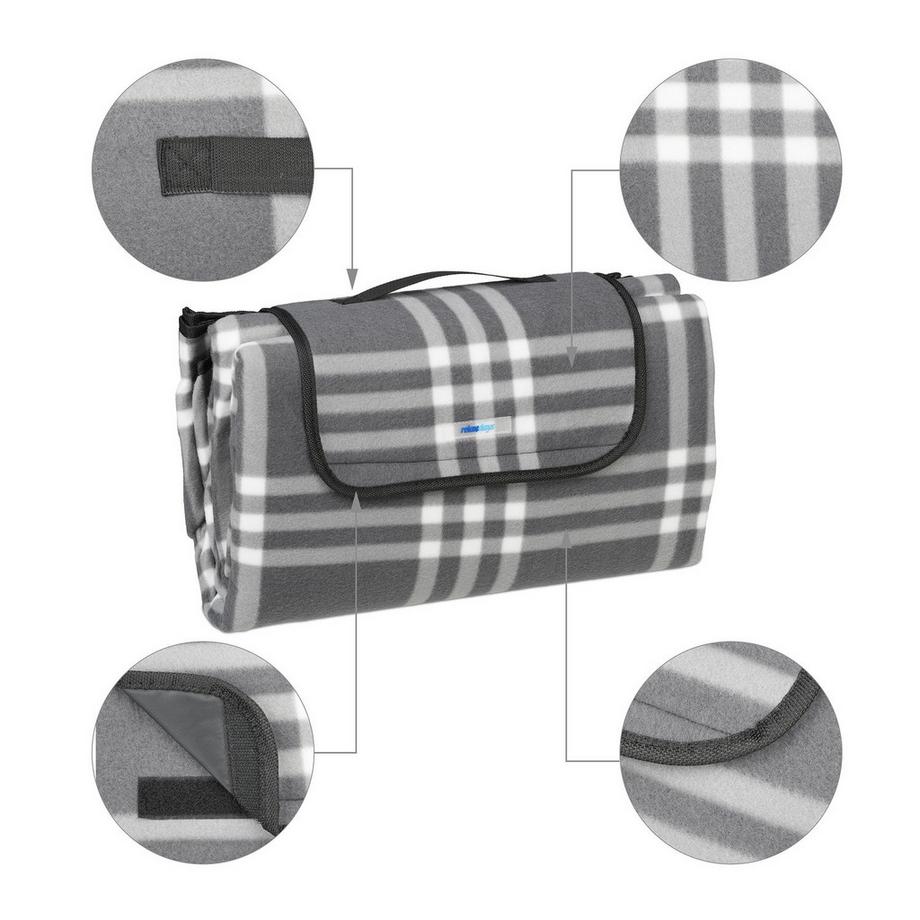 Northix Coperta da Picnic a Quadretti 200 x 200 cm  