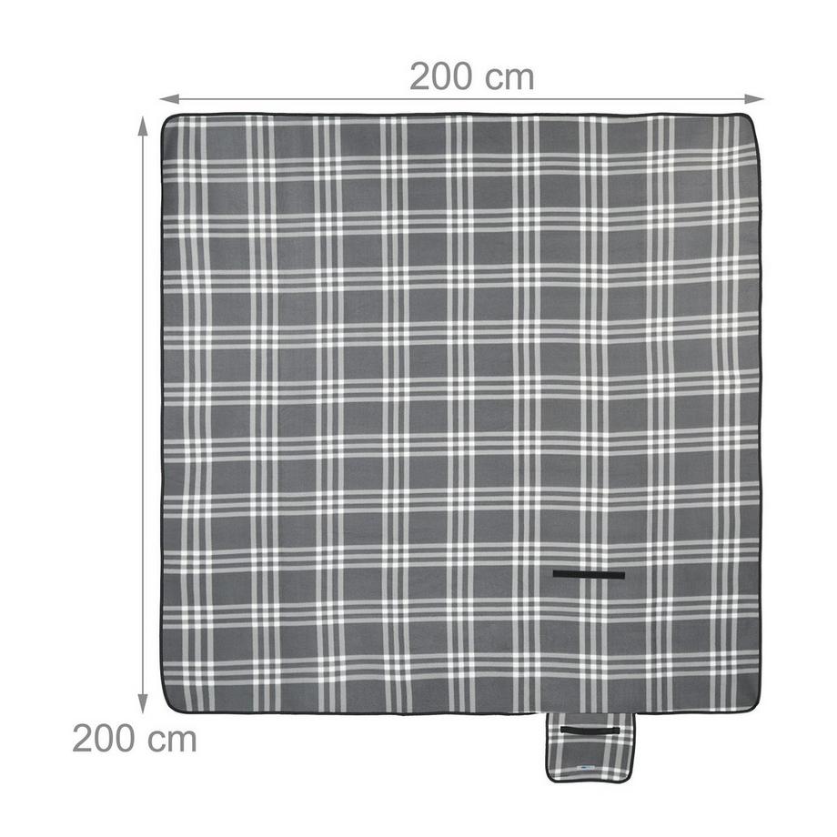 Northix Coperta da Picnic a Quadretti 200 x 200 cm  