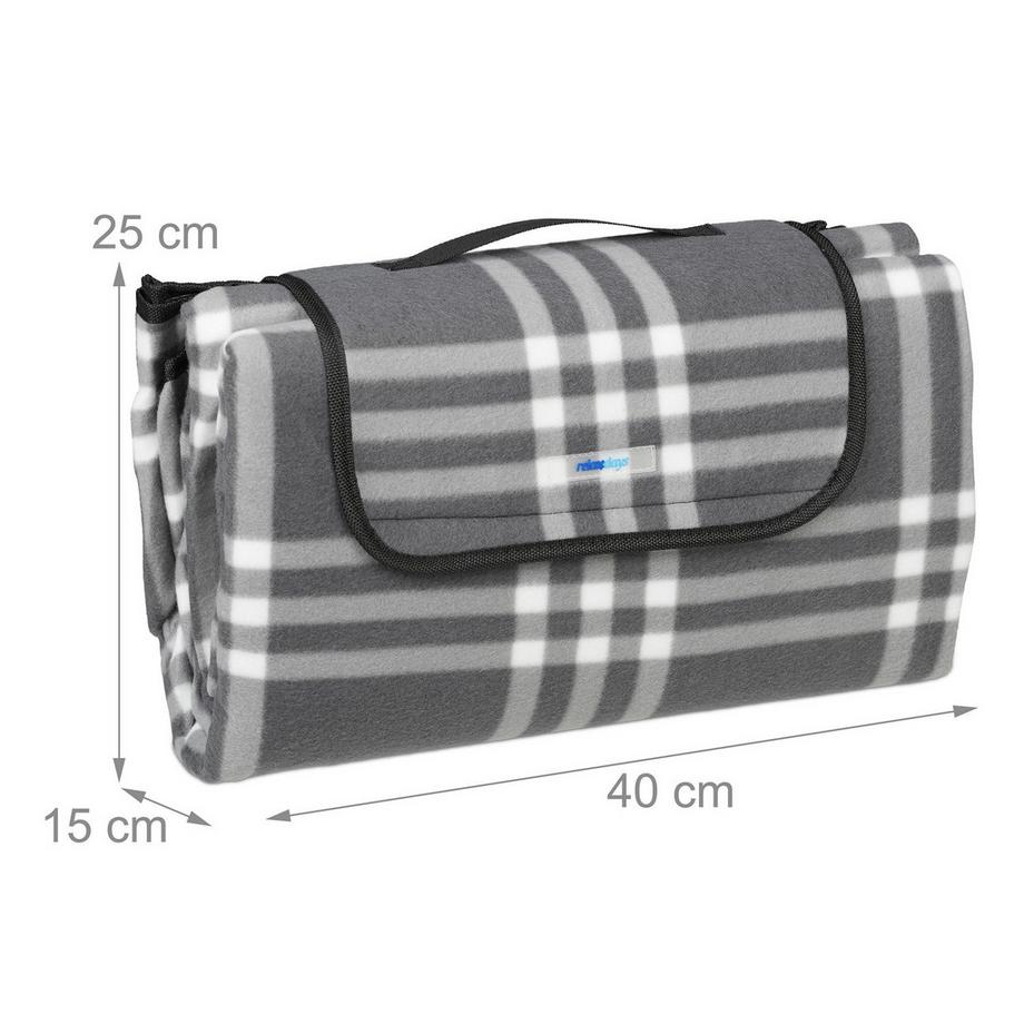 Northix Coperta da Picnic a Quadretti 200 x 200 cm  