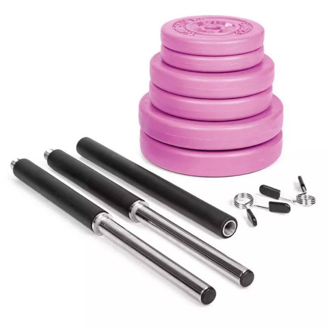 Gymstick - 20kg Pump Set, One Size, Pink