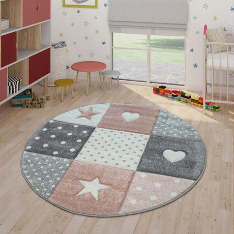 Paco Home Carpet Children's Room Non -Slip Letters morbido  