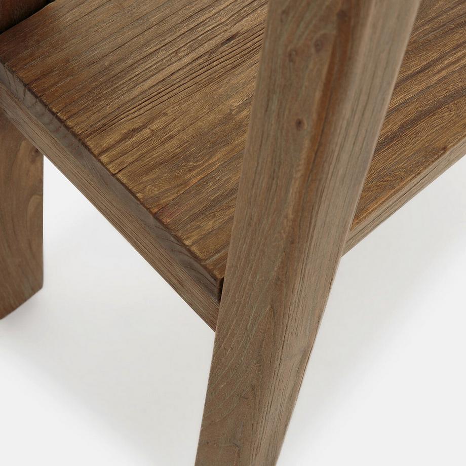 La Redoute Intérieurs Console double plateau orme massif ASAYO  