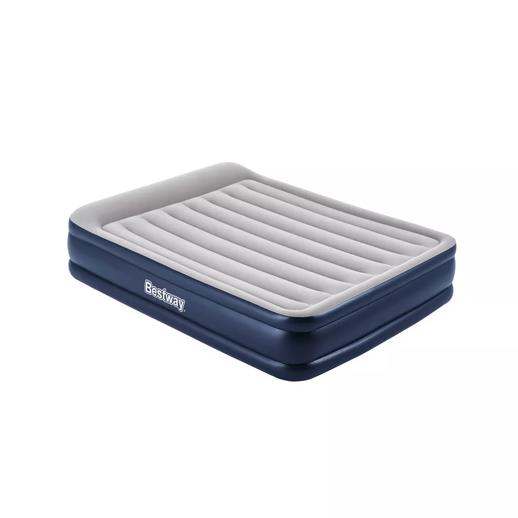 Bestway - Luftbett Queen inkl. eingebauter Pumpe, Pumpe