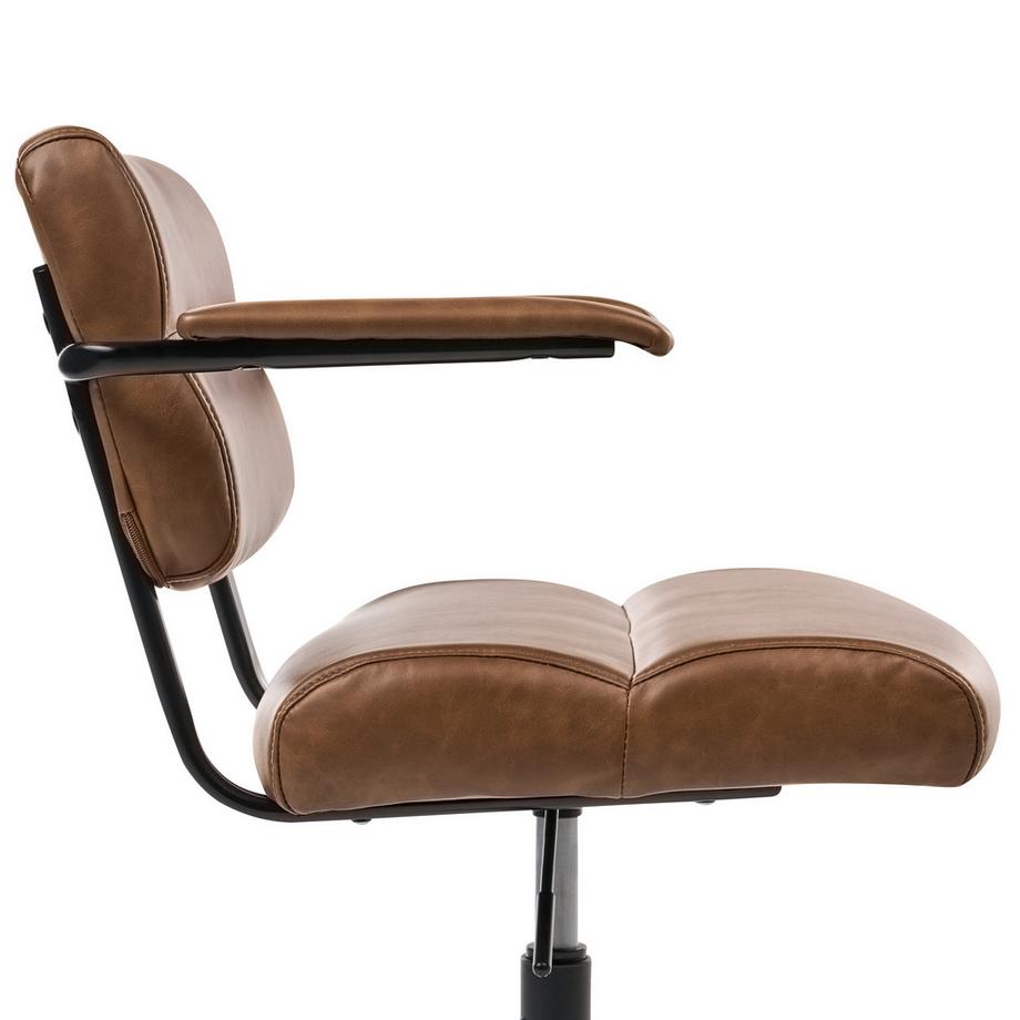 Beliani Chaise de bureau en Cuir PU  CANDOR  