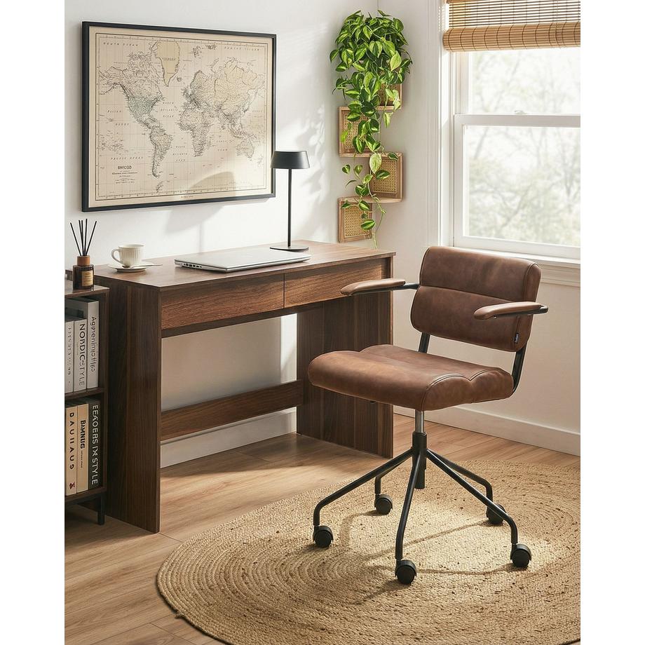 Beliani Chaise de bureau en Cuir PU  CANDOR  