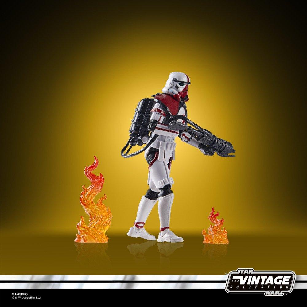 Hasbro  Figurine articulée - The Black Series - Star Wars - Incinerator Trooper & Child 