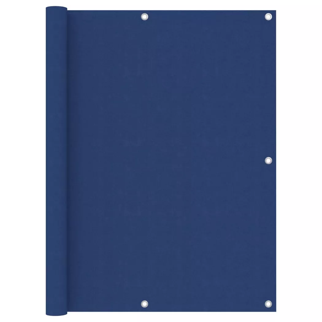 Cran de balcon Bleu 120x400 cm Tissu Oxford