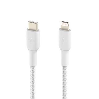 belkin  Cable iPhone en Nylon Belkin 1m Blanc 