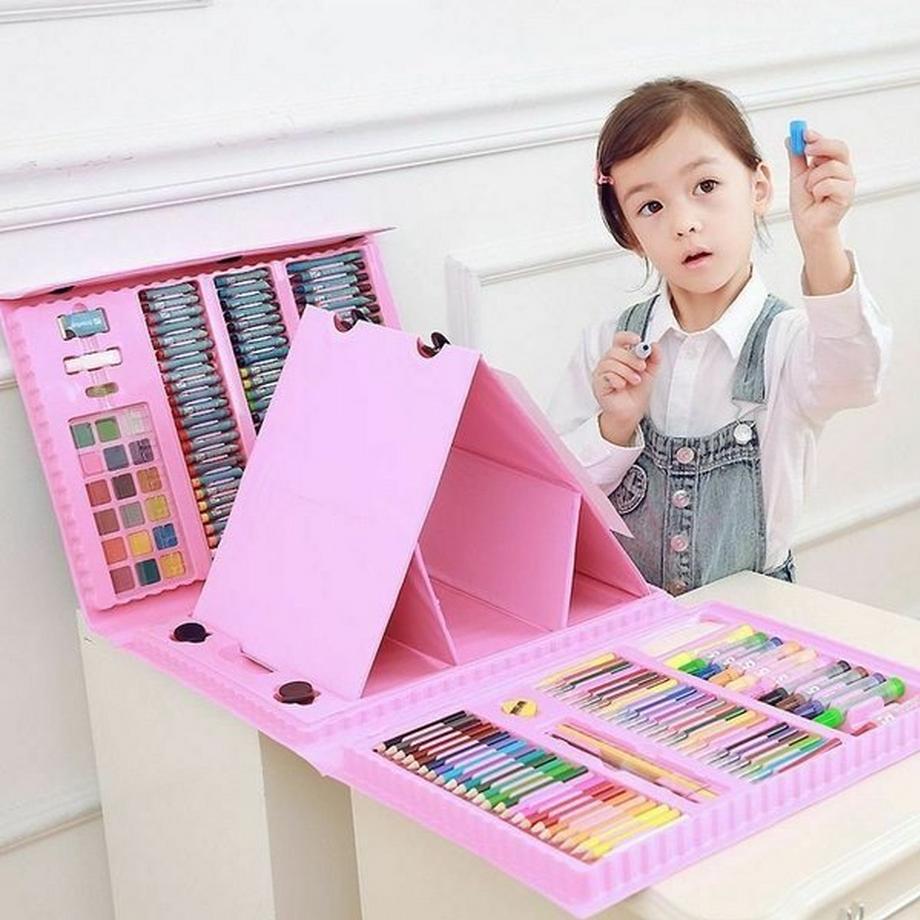 Gameloot  Art Box per bambini, 176 pezzi - Rosa 