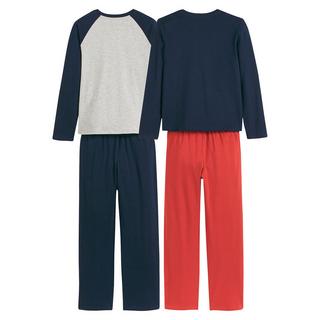 La Redoute Collections  Lot de 2 pyjamas coton 