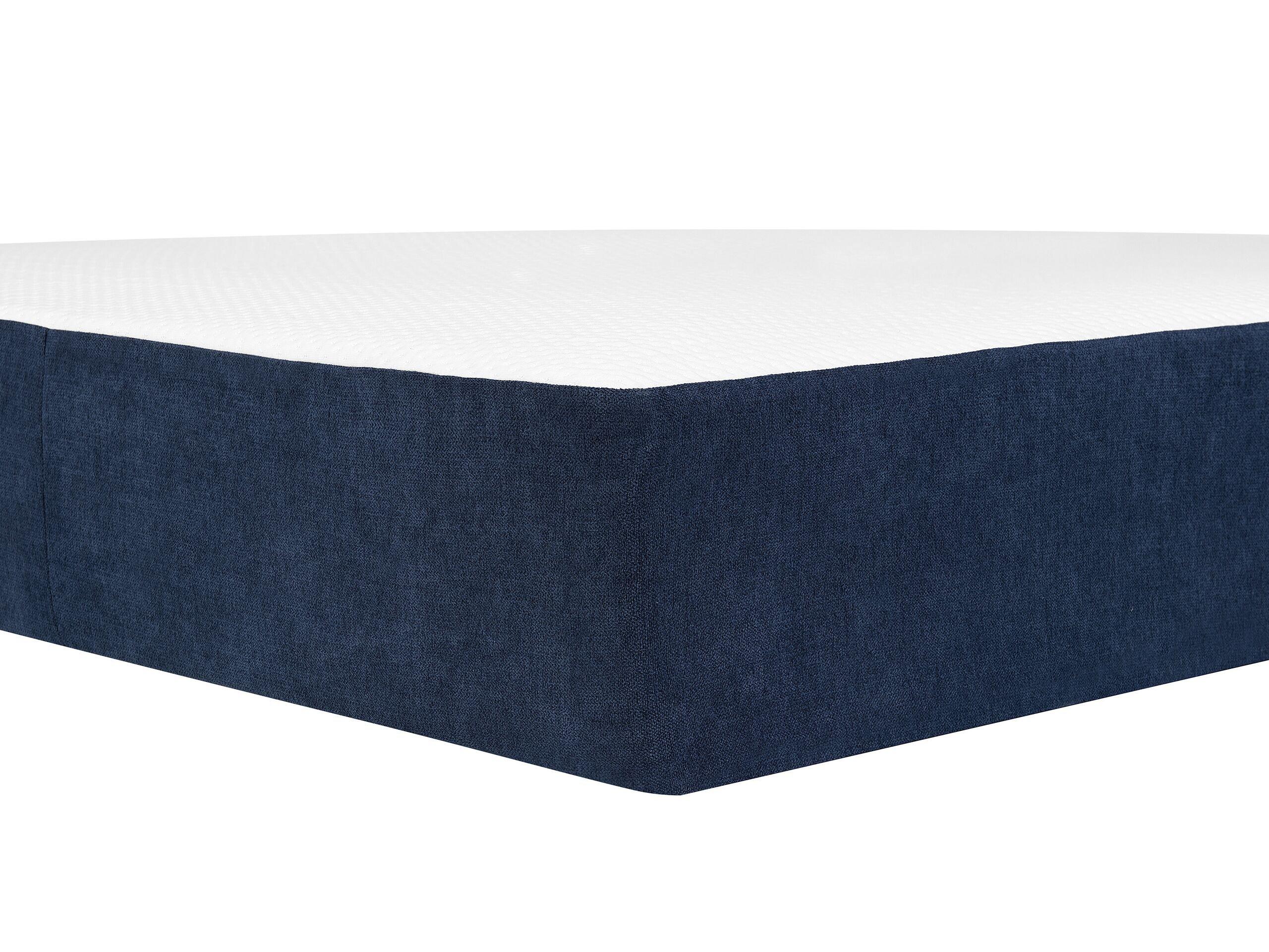 Beliani Matelas en mousse de gel en Polyester ALLURE - Moyen  