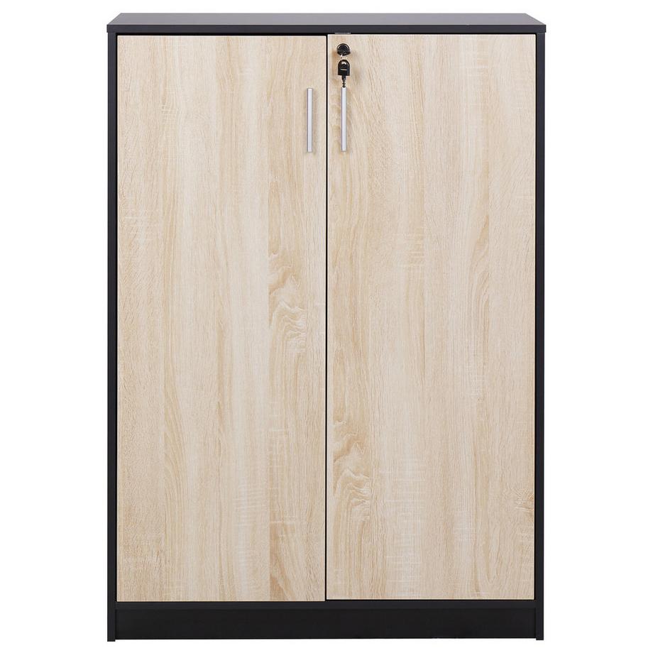 Beliani Armadietto da ufficio en Pannello di fibre (LDF)  ZEHNA  