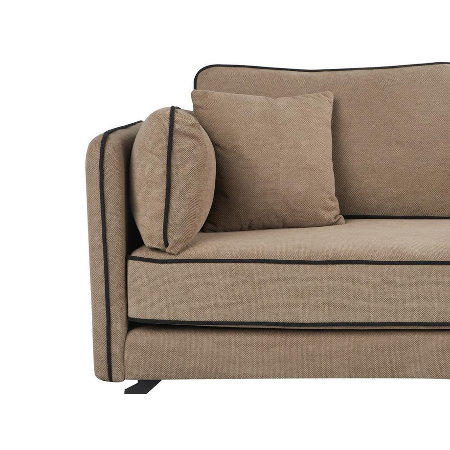 Beliani Canapé d'angle en Tissu Moderne ALTAN  