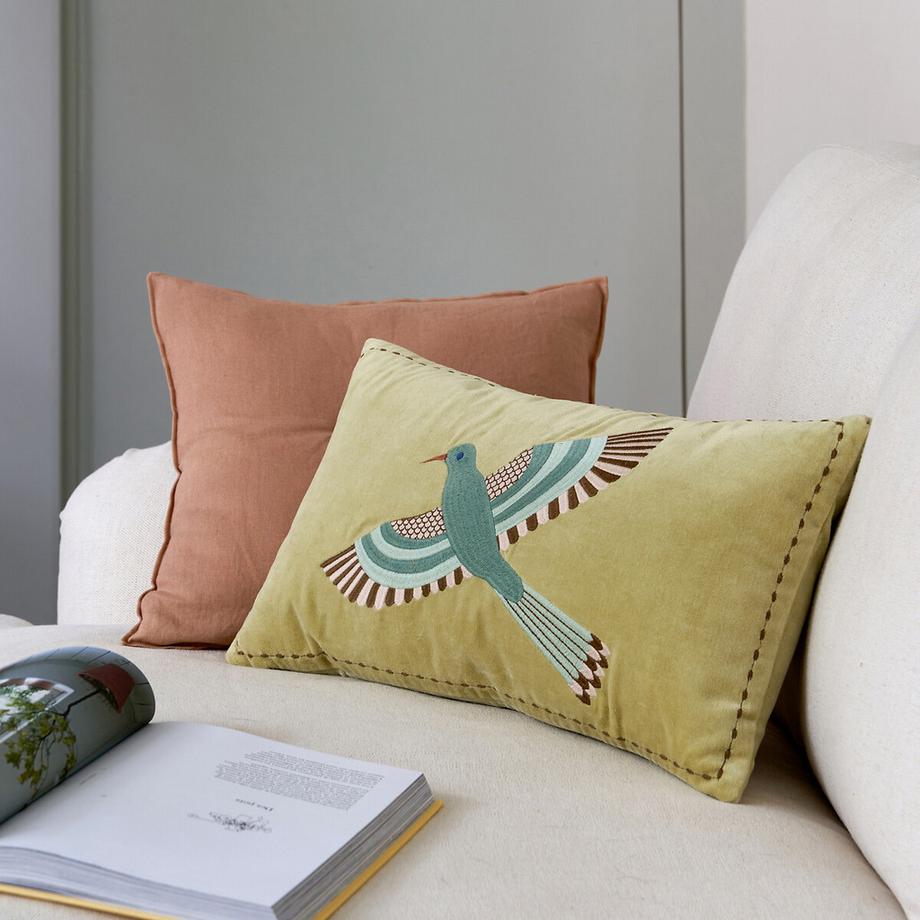 La Redoute Intérieurs Afti Housse de coussin rectangulaire en velours  