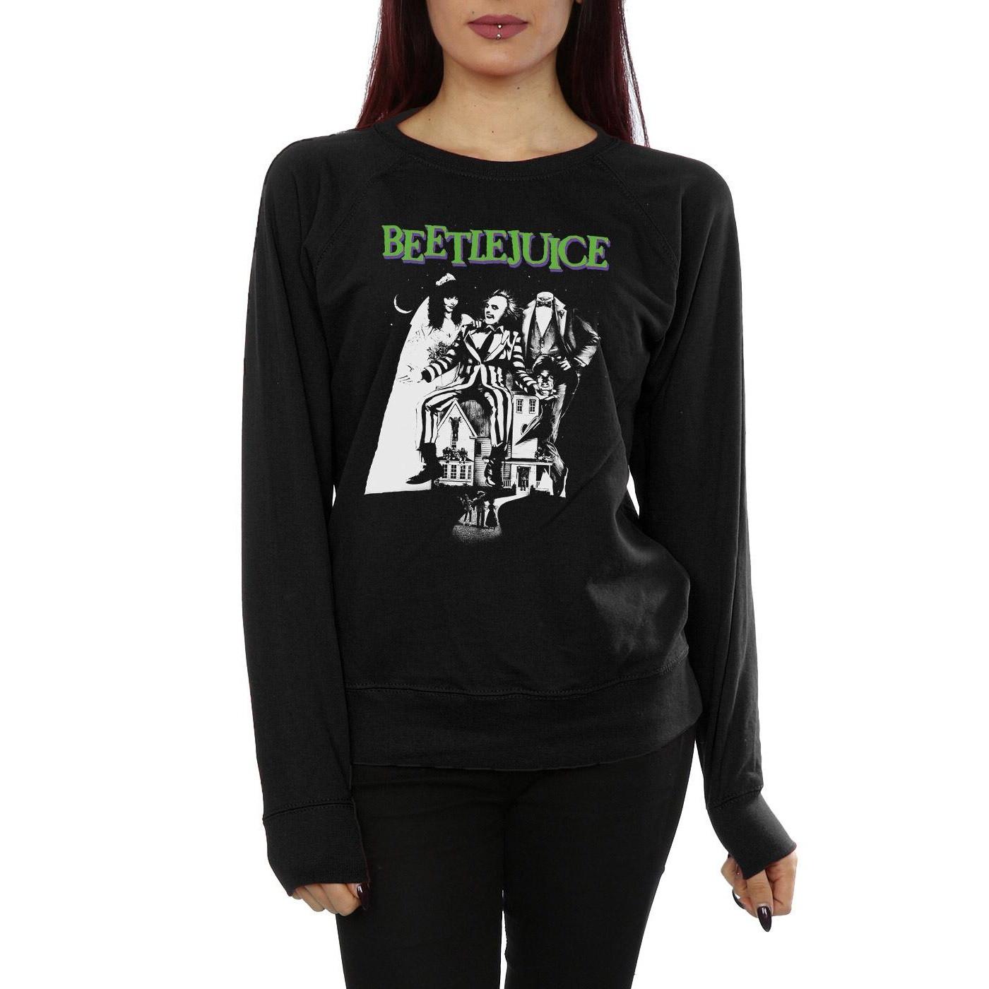 Beetlejuice Bedrucktes Slim Fit Sweatshirt  