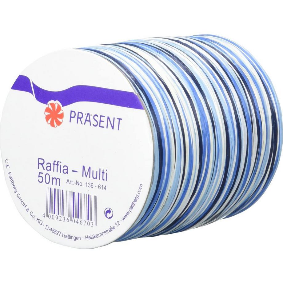 Pattberg Ruban frisé en raffia  